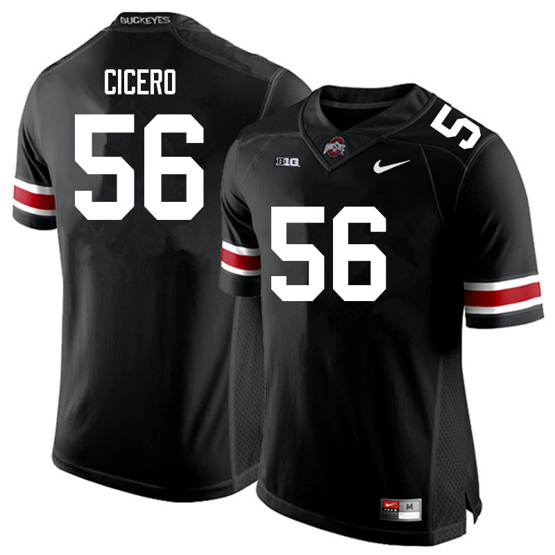Ohio State Buckeyes #56 Zack Cicero College Football Jerseys Sale-Black